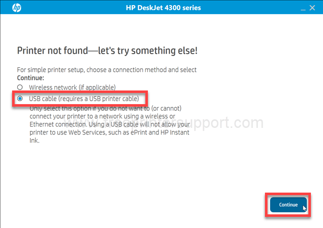 select connection type